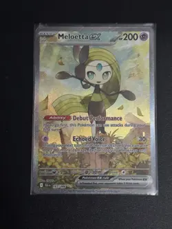 Pokemon TCG Meloetta EX Black Bolt SIR 167/086 Pack Fresh - Image 1