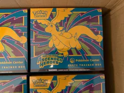 4 x Pokemon Ascended Heroes Pokemon Center Exclusive ETB Elite Trainer Box - Image 3