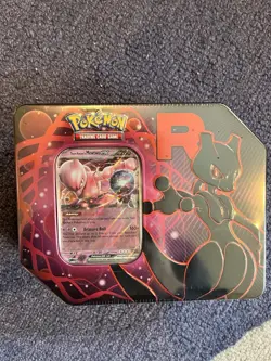 Pokemon TCG Team Rocket (Destined Rivals) Tin New & Factory SEALED Mewtwo - Image 1