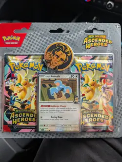 Pokemon TCG Mega Evolution Ascended Heroes 2 Pack Booster Blister x2 Erika Larry - Image 3