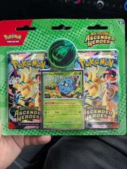 Pokemon TCG Mega Evolution Ascended Heroes 2 Pack Booster Blister x2 Erika Larry - Image 5