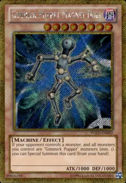 Gimmick Puppet Magnet Doll - Gold Secret Rare PGLD-EN002 - LP - YuGiOh - Image 1