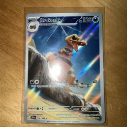 Krokorok 136/086 - S&V Black Bolt - Illustration Rare - Pokemon TCG English Card - Image 1