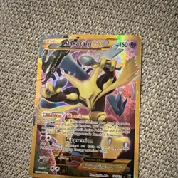 Pokemon Alakazam EX 125/124 Fates Collide Full Art Secret Rare 2016 Card - Image 1