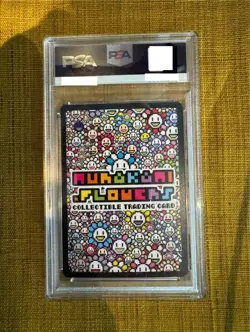Takashi Murakami 108 Flowers Blue Dragon English version PSA10 Card DHL FedEx - Image 2