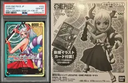 PSA 10 GEM MT One Piece LECAFIG Yamato card & Figure w/ OP06-022 Shonen Jump - Image 1
