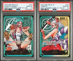 PSA 10 Yamato Bonney OP07-019 OP06-022 Weekly Jump Promo Lecafig One Piece Card - Image 1