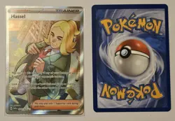 Hassel 205/167 Full Art Twilight Masquerade Holo Pokemon TCG & Bonus Card - Image 1