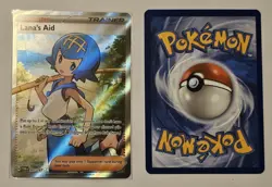 Lana's Aid 207/167 Full Art Twilight Masquerade Holo Pokemon TCG & Bonus Card - Image 1