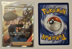 Bird Keeper Full Art 066/072 Shining Fates Holo Pokemon TCG & Bonus Card - Image 1