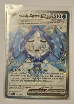 Wellspring Mask Ogerpon ex 194/167 Twilight Masquerade Pokemon TCG & Bonus Card - Image 2