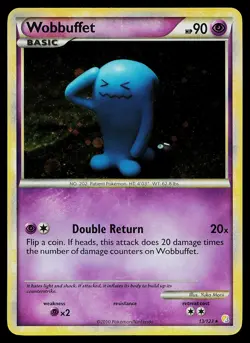 Pokemon Card - Wobbuffet HeartGold SoulSilver 13/123 Holo Rare - Image 1
