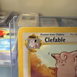 Pokemon TCG Clefable Jungle Card 17/64 Unlimited Rare, LP Condition - Image 2