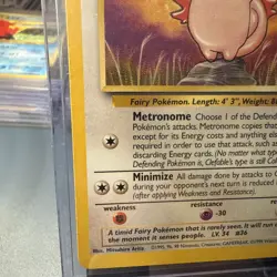 Pokemon TCG Clefable Jungle Card 17/64 Unlimited Rare, LP Condition - Image 5