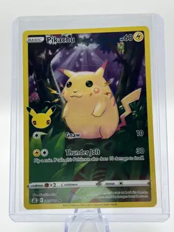Pokemon - Pikachu - 005/025 - Celebrations 25th - Full Art Card - Image 1