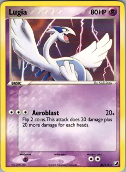 Lugia 29/115 Non Holo Unseen Forces - Pokemon Card - NM - Image 1