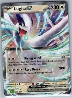 Lugia ex 017/034 Trading Card Game Classic - Pokemon Card - NM - Image 1