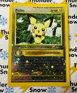 Pichu Reverse Holo 2001 Black Star Promo 35 WOTC Pokemon Card NM Card - Image 1