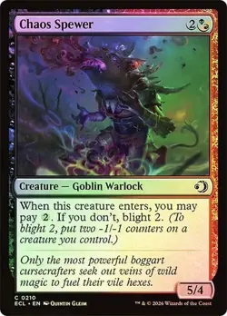 NM Foil Chaos Spewer, MTG, Lorwyn Eclipsed, Magic the Gathering, 210 - Image 1