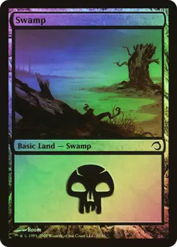 MTG FOIL Swamp - Premium Deck Series: Slivers #39 - Image 1