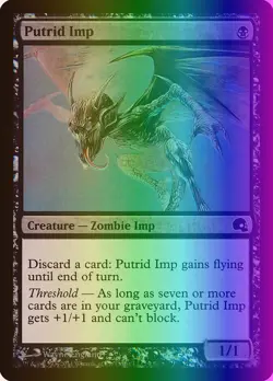 MTG Magic the Gathering Putrid Imp (1/30) PDS Graveborn MP FOIL - Image 1