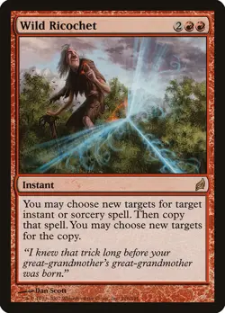 MTG Magic the Gathering Wild Ricochet (196/312) Lorwyn LP - Image 1