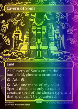 MTG Cavern of Souls (410b/535) The Lost Caverns of Ixalan LP FOIL - Image 1