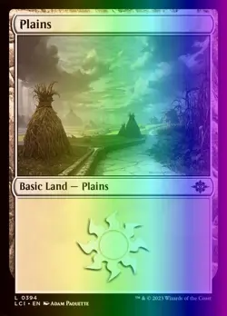 MTG Magic the Gathering Plains (394/535) The Lost Caverns of Ixalan LP FOIL - Image 1