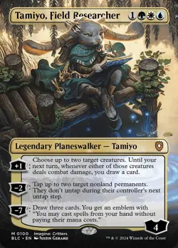 MTG Tamiyo, Field Researcher (100/401) Bloomburrow Commander NM - Image 1