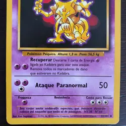 32/102 Kadabra | WOTC Base Set | Pokemon Card | 1999 | Portuguese | NM - Image 3