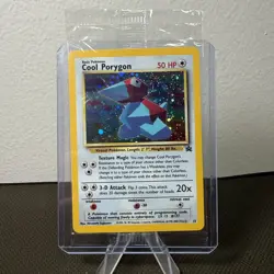 2000 Pokemon WOTC Black Star Promo -Cool Porygon- #15 SEALED - Image 1