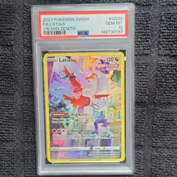 Pokemon TCG Crown Zenith Latias GG20/GG70 Ultra Rare Holo Full Art PSA 10 - Image 2