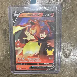 Pokemon TCG Lance's Charizard V Promo Holo SWSH133 Sword & Shield Full Art - Image 1