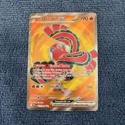 ORICORIO EX 110/094 PHANTASMAL FLAMES POKEMON (FULL ART ULTRA RARE, NM) - Image 1