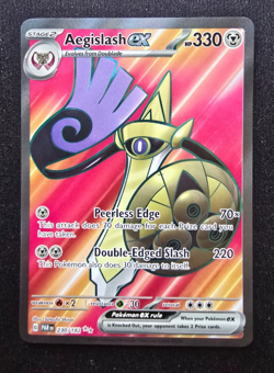 Aegislash EX - 230/182 - Paradox Rift - Pokemon - NM - Image 1