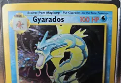 Pokemon 1999 Gyarados 100 HP Holo Rare Base Set 6/102 LP/Excellent - Image 5