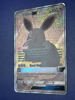 Pokemon TCG Eevee GX SM233 Full Art Promo Black Star Ultra Rare Holo - Image 3