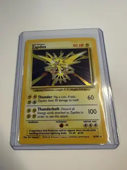 Zapdos Holo - Pokemon 1999 Base Set #16 MINT - Image 3