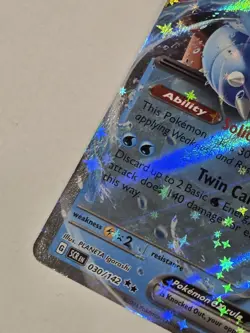 Blastoise Ex 030/142 Stellar Crown Double Rare Stamped Pokemon SCR - Image 3