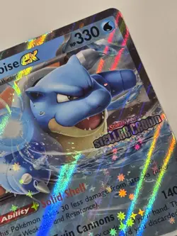 Blastoise Ex 030/142 Stellar Crown Double Rare Stamped Pokemon SCR - Image 5