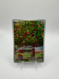 Pokemon Applin 185/167 Sv06 Twilight Masquerade IR Holo 40HP - Image 1