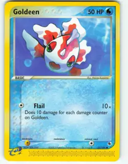 Goldeen - 55/109 Ruby & Sapphire - Pokemon TCG - 2003 - Image 1
