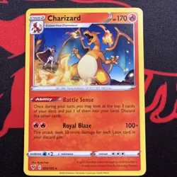 Pokemon TCG Charizard 025/185 Non Holo Rare Vivid Voltage NM - Image 1