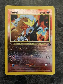 2001 Pokemon TCG - Movie Promo - Reverse Foil - Entei - #34 - Image 1