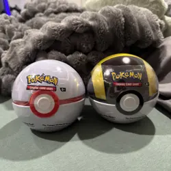 Pokemon TCG PokeBall Tins Brand New Factory Sealed E25 Booster Packs - Image 1