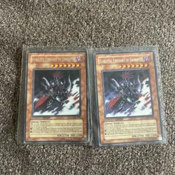 YuGiOh! Gorz the Emissary of Darkness DLG1-EN000 Limited Secert Rare 2x - Image 1