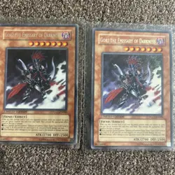 YuGiOh! Gorz the Emissary of Darkness DLG1-EN000 Limited Secert Rare 2x - Image 2