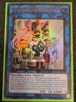 Yugioh Clockwork Knight SUDA-EN050 Supreme Darkness 1st Edition Ultra Rare - Image 1