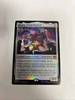 Krang, Utrom Warlord Foil TMNT Card #0175 MTG LP - Image 1
