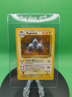 Magneton 9/102 Unlimited Base Set Holo Rare 1999 English Pokemon Card WOTC TCG - Image 3